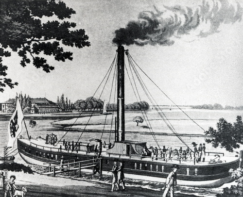 Canvas Print Steamship Prinzessin Charlotte Von Preussen (1818)