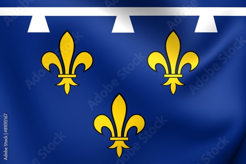 Flag of Orleanais, France. photo