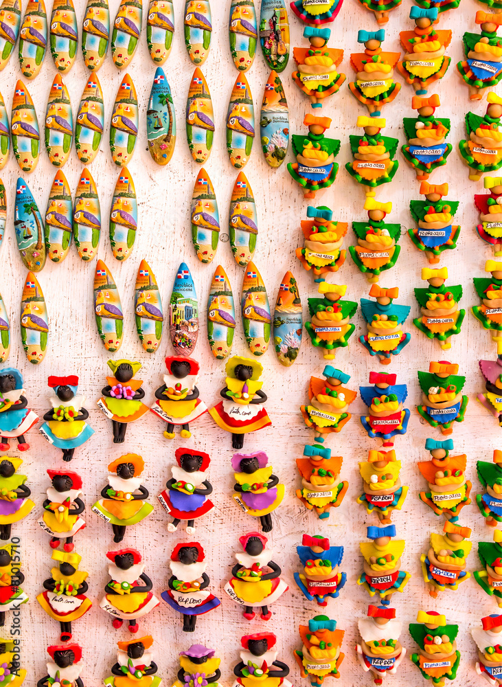 Caribbean souvenirs in Dominican Republic