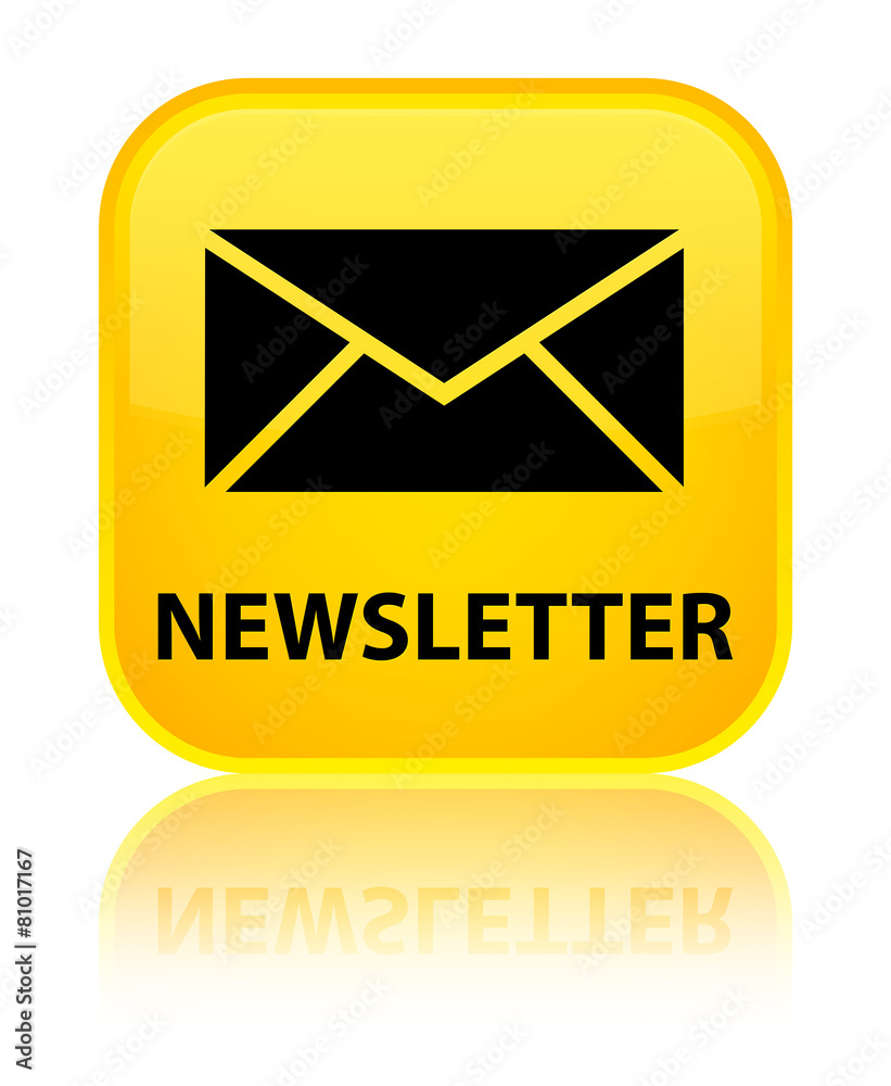 Newsletter yellow square button Newsletter yellow square button