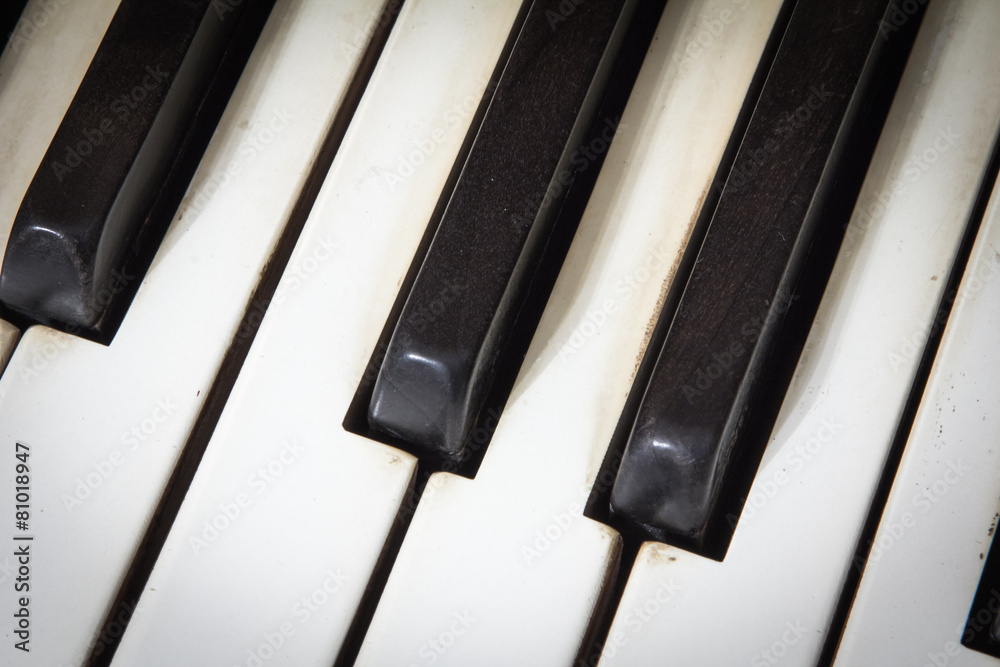 Naklejka premium Klavier