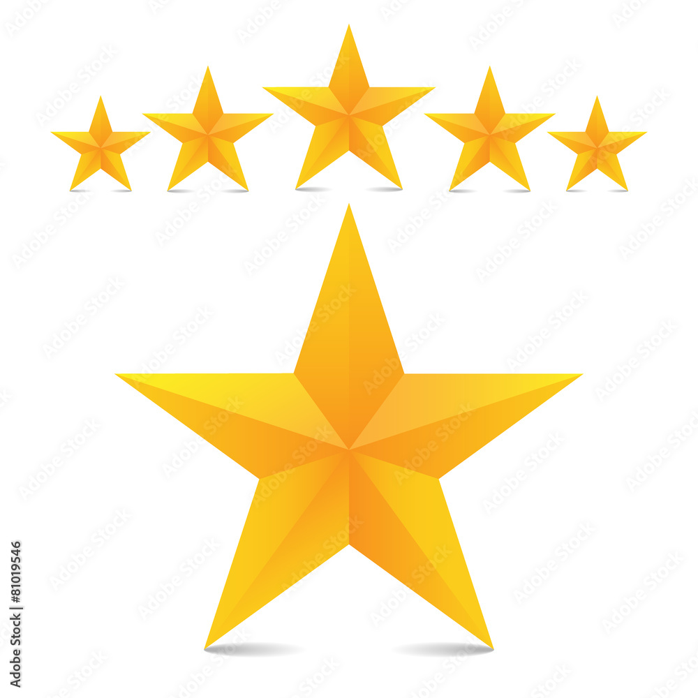 Obraz premium Golden stars