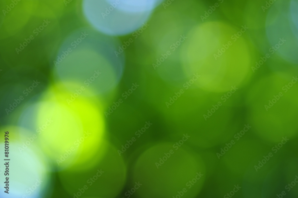 Obraz premium green bokeh