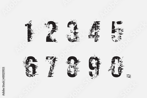 Set of grunge numbers