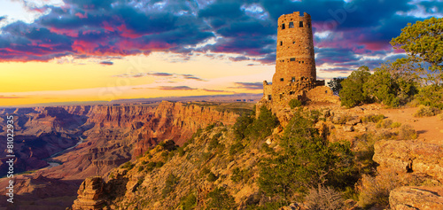 Canvas Print Desert View Point Watchtower