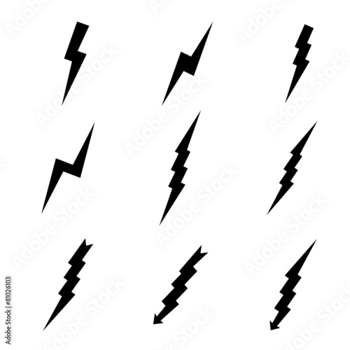 set of lightning