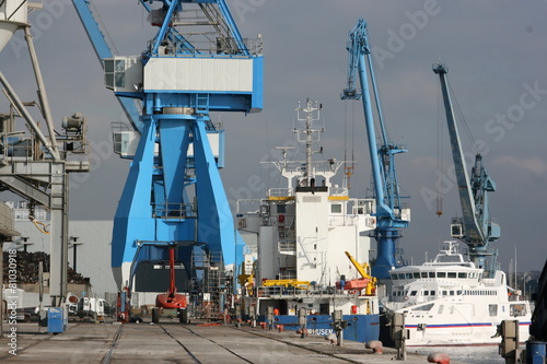 Port de commerce de Keroman à Lorient (Morbihan)
