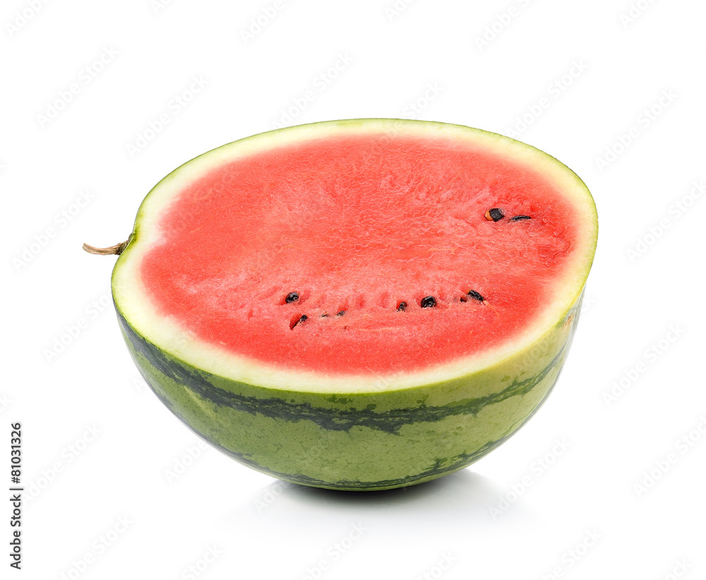 Watermelon slice isolated on white Watermelon slice isolated on white