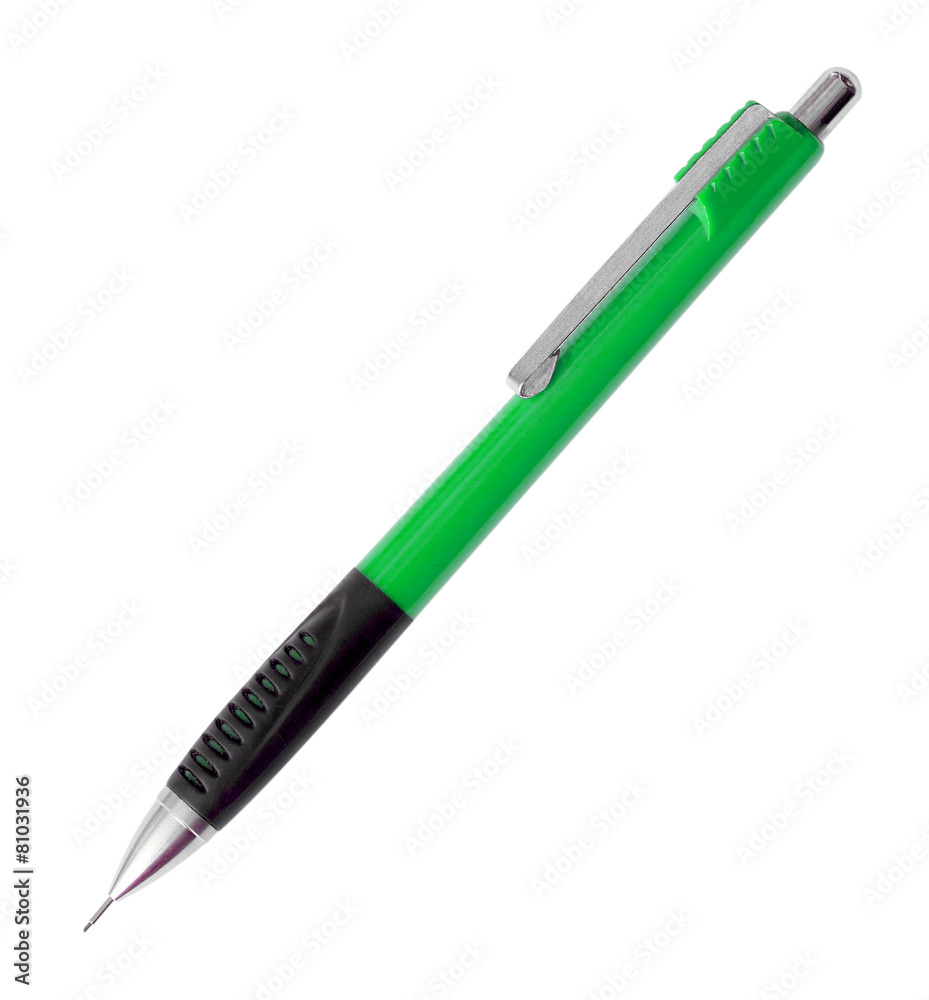 pencil click on white background pencil click on white background