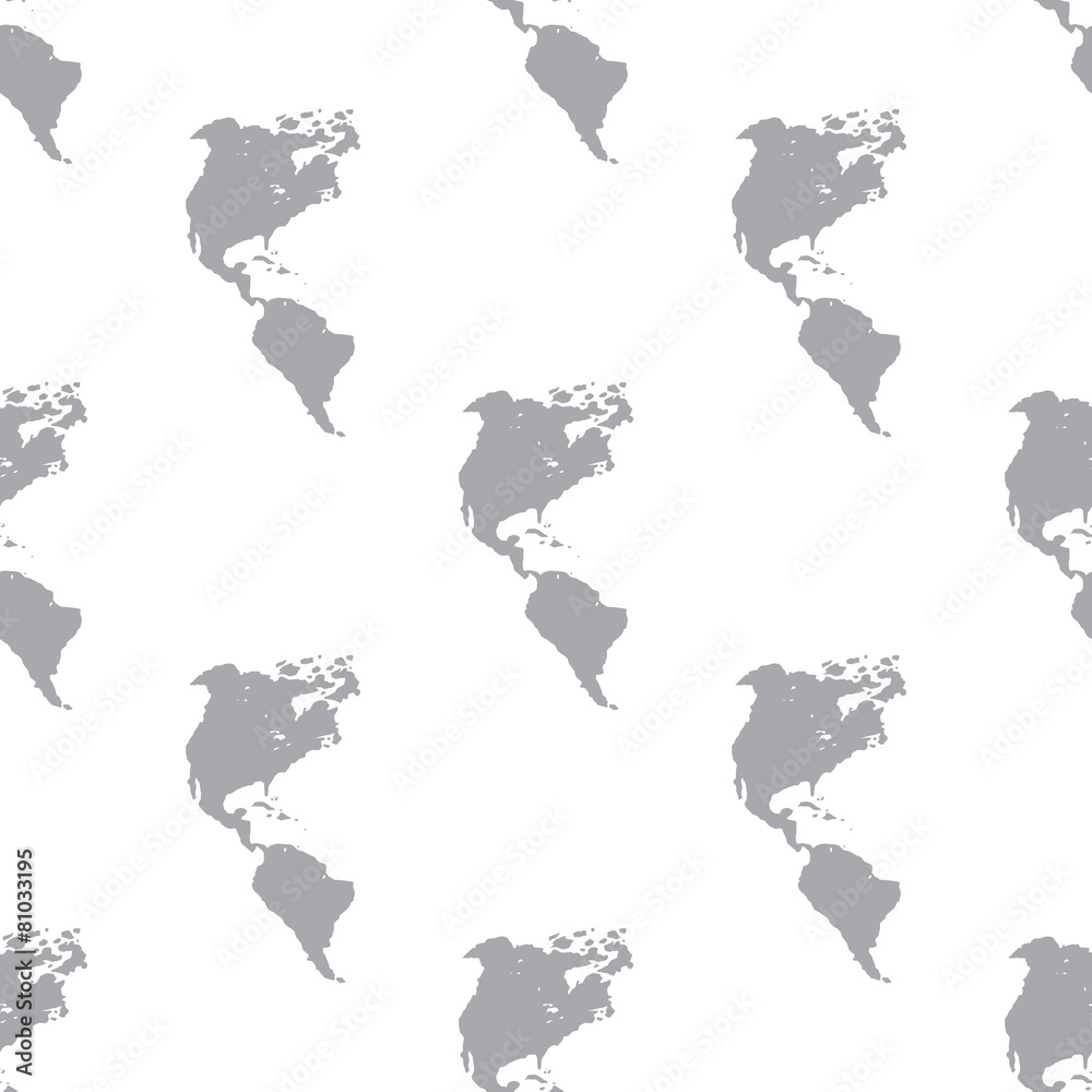 New Continental Americas seamless pattern