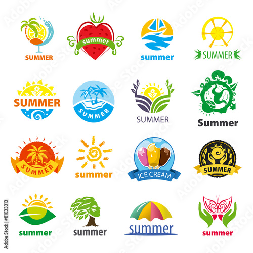 biggest collection of vector logos summer