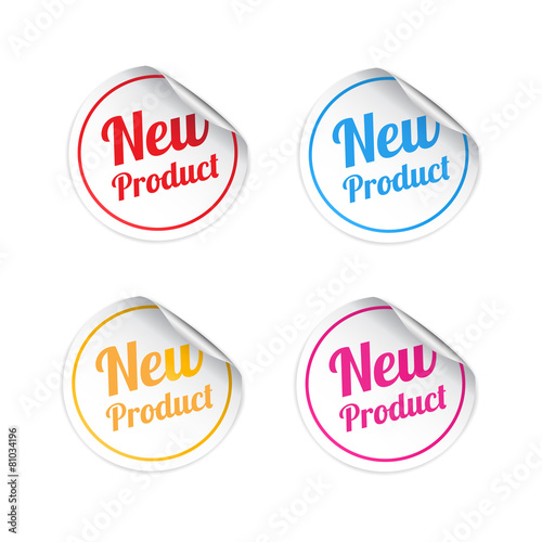 New Product Stickers