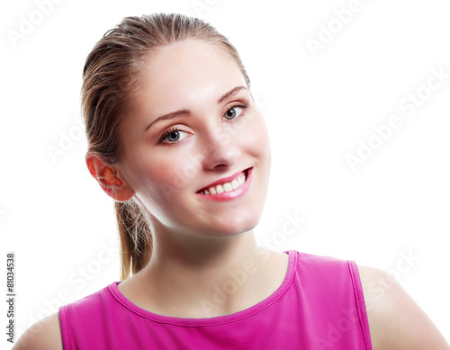  happy smiling woman