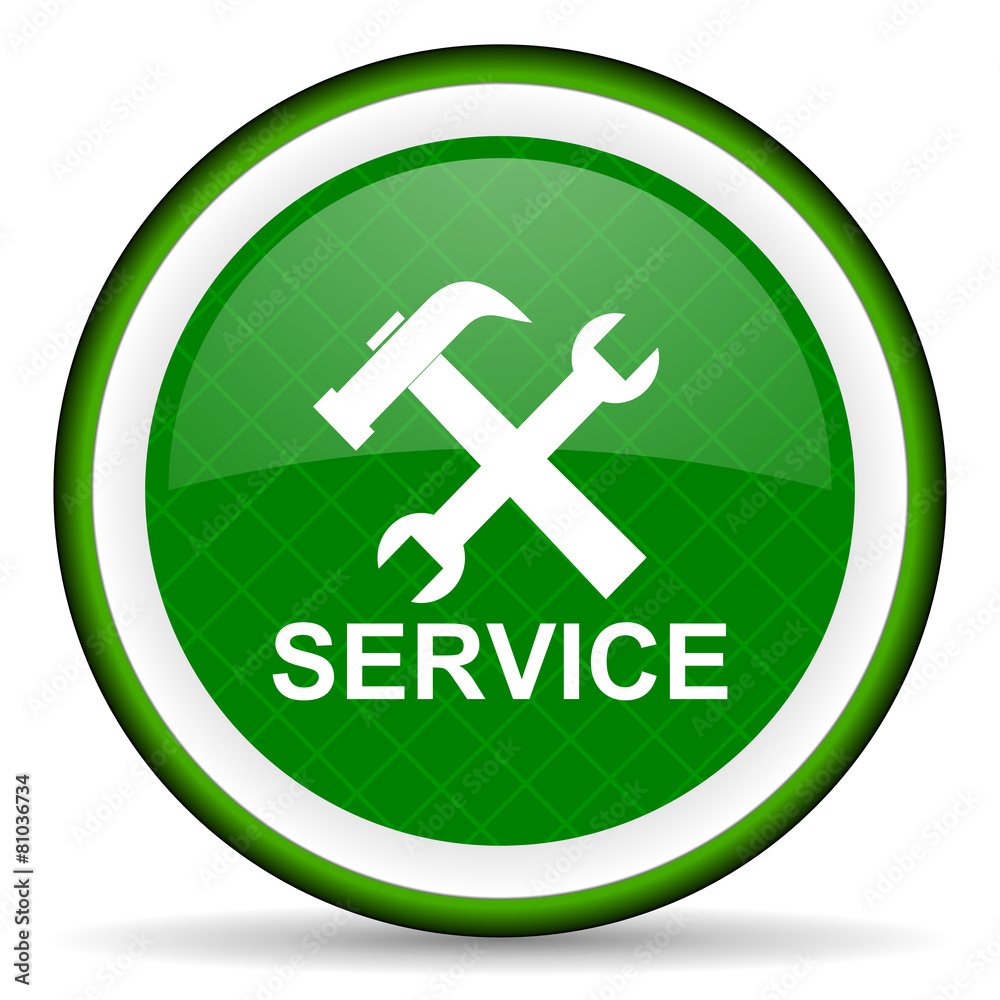 service green icon service green icon