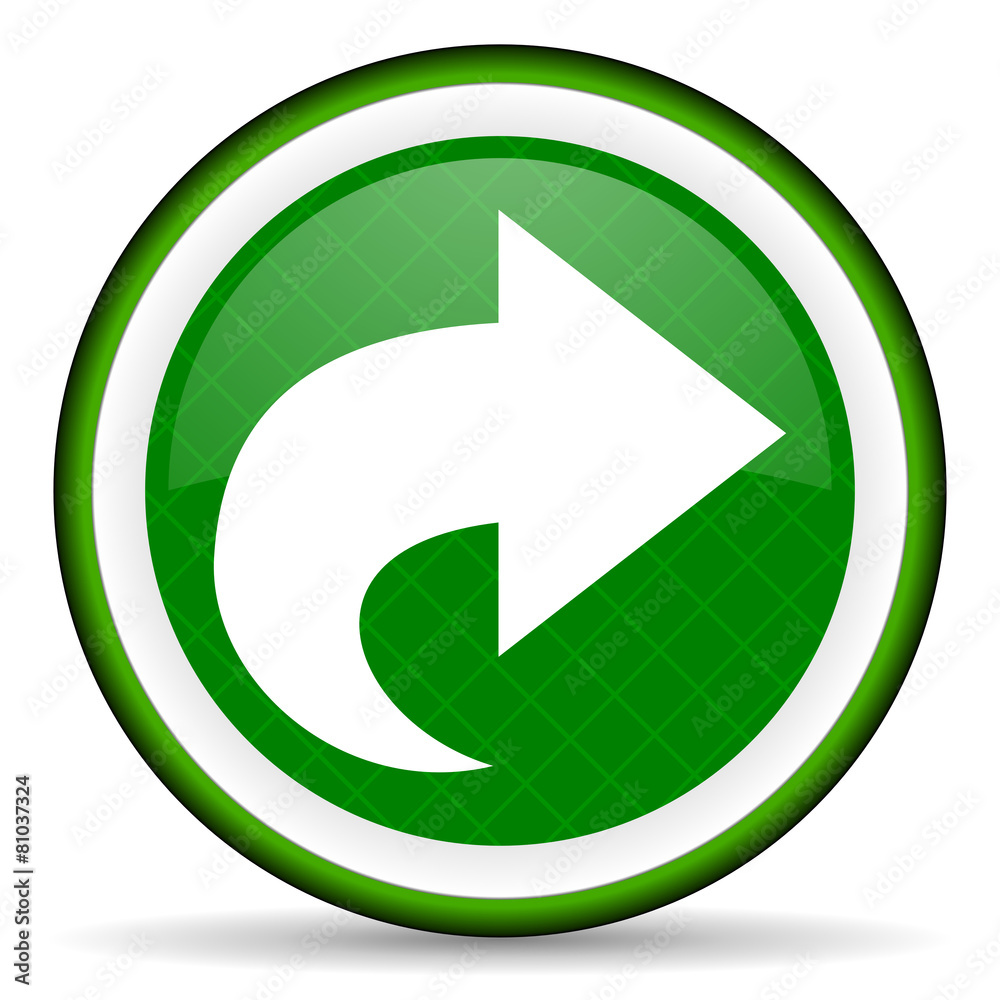 next green icon arrow sign