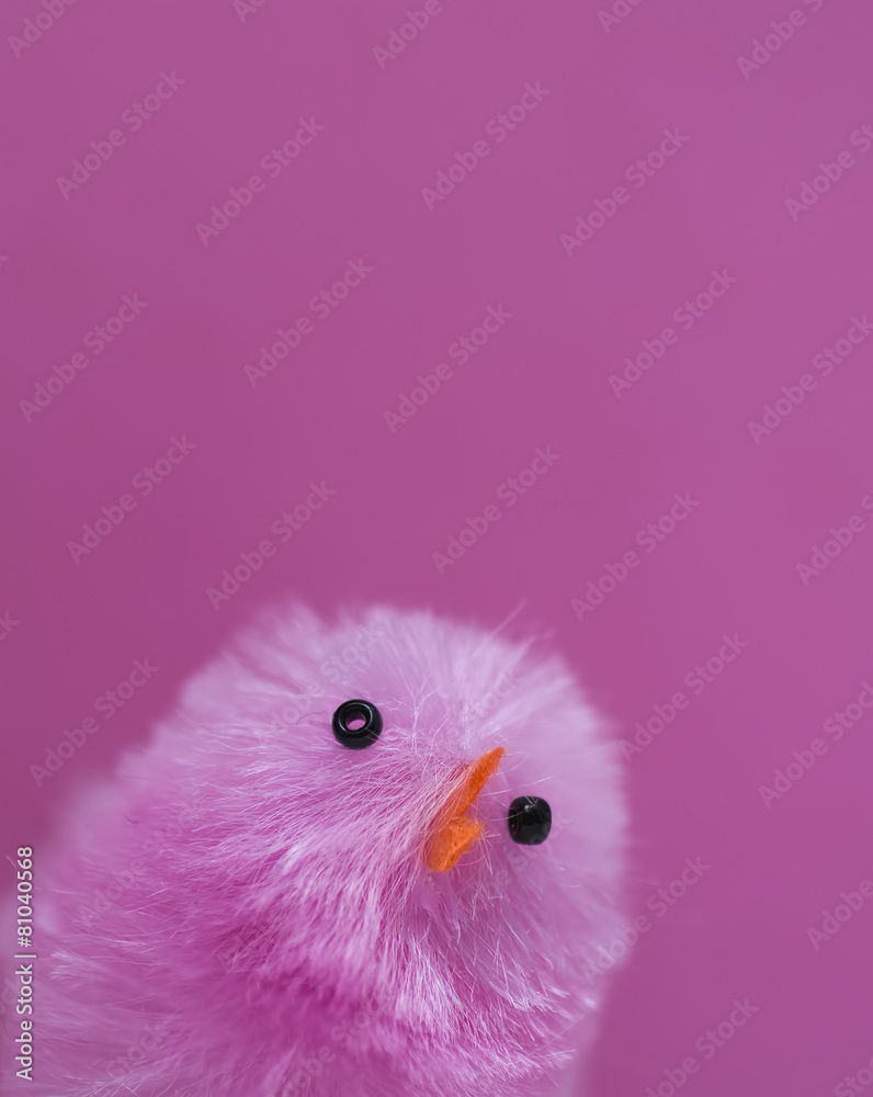 Pink easter chick