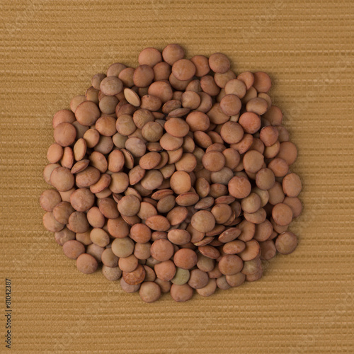 Circle of lentils