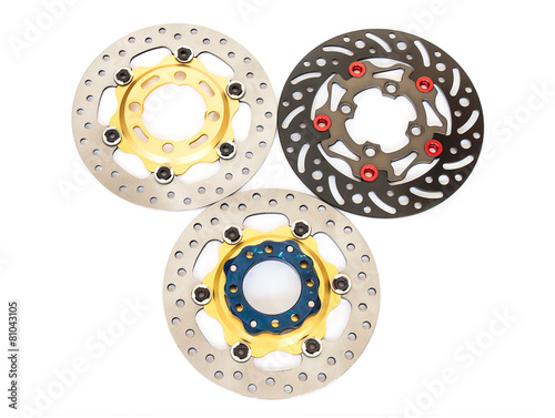 Isolated group of new disc brake for motorcycle