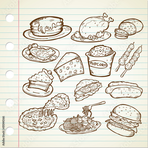 Junk Food Doodle