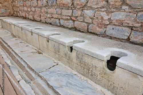 Foto Ancient Roman Toilets