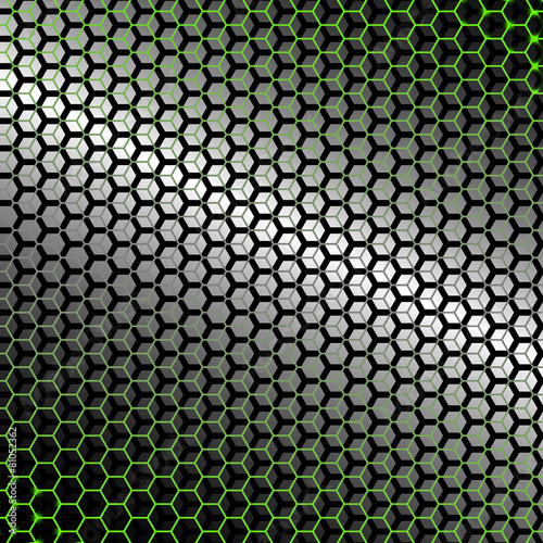 Background with green backlight.