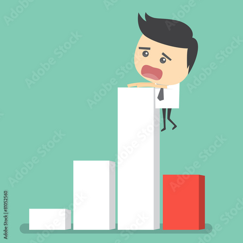 Risk in a graph going down ...