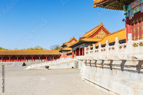 forbidden city,Brilliant traditional building，Beijing China