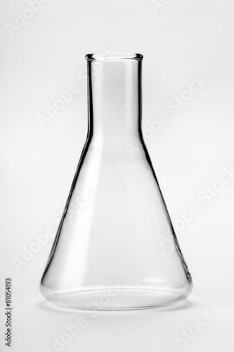 chemical glass flask closeup