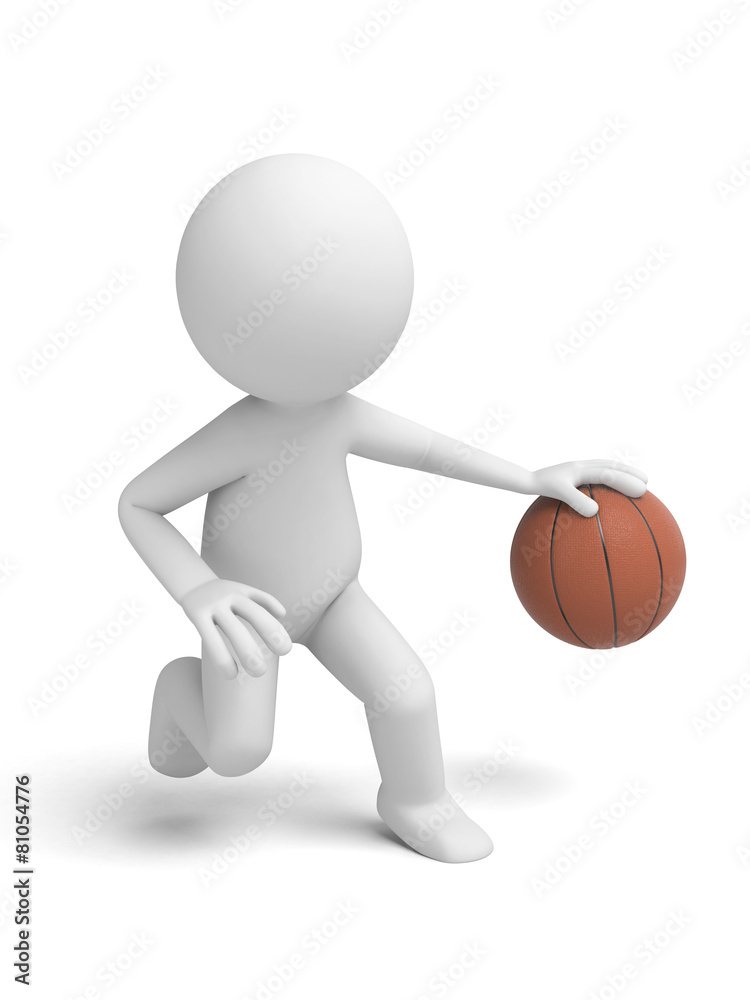 playing basketball