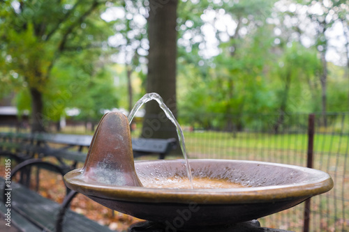 Drinking fountain of copper