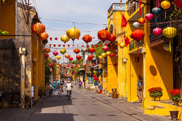 Gordijnen Azië Kleurrijke lantaarns in Hoi An Vietnam  © jarek106