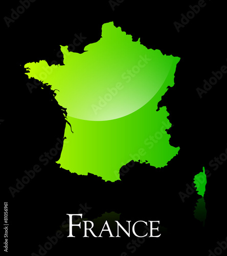 France green shiny map #81056961