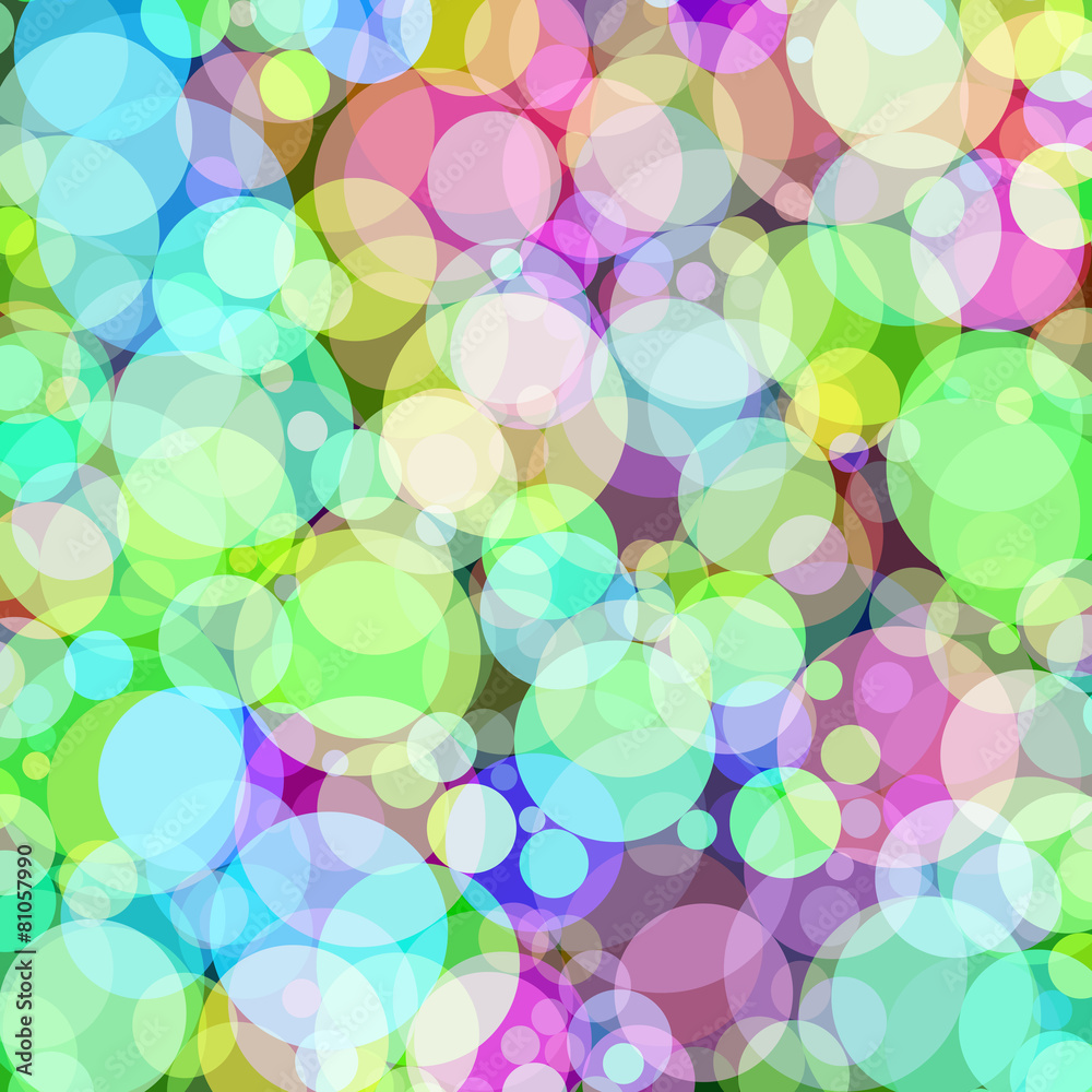 Background with colored circles. 10