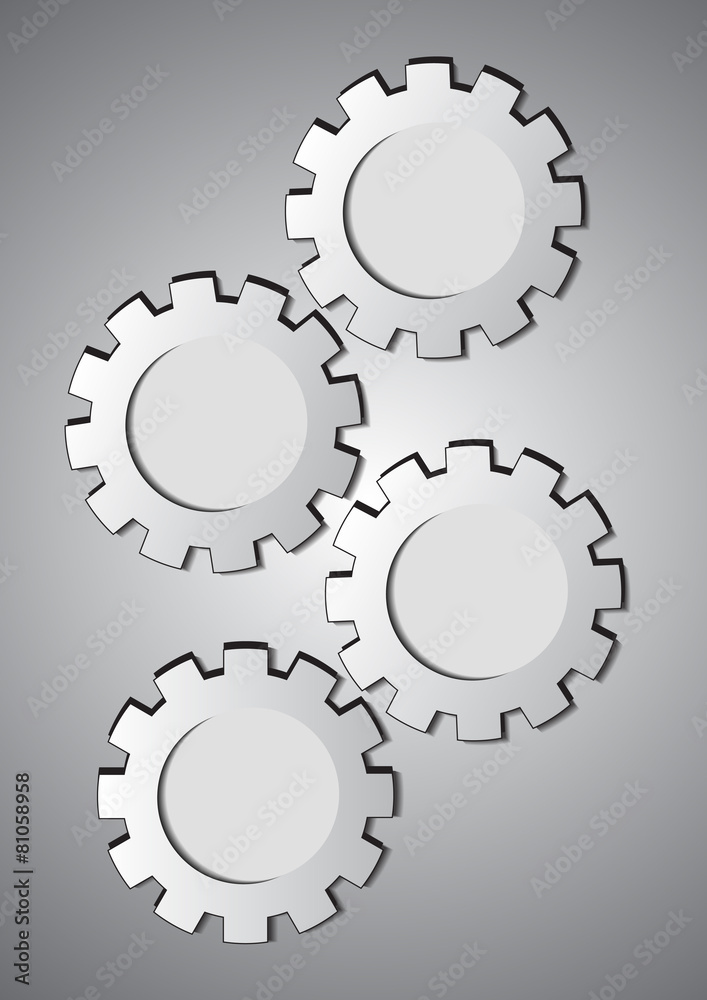 Vector : Gear background and space for text. Vector : Gear background and space for text.