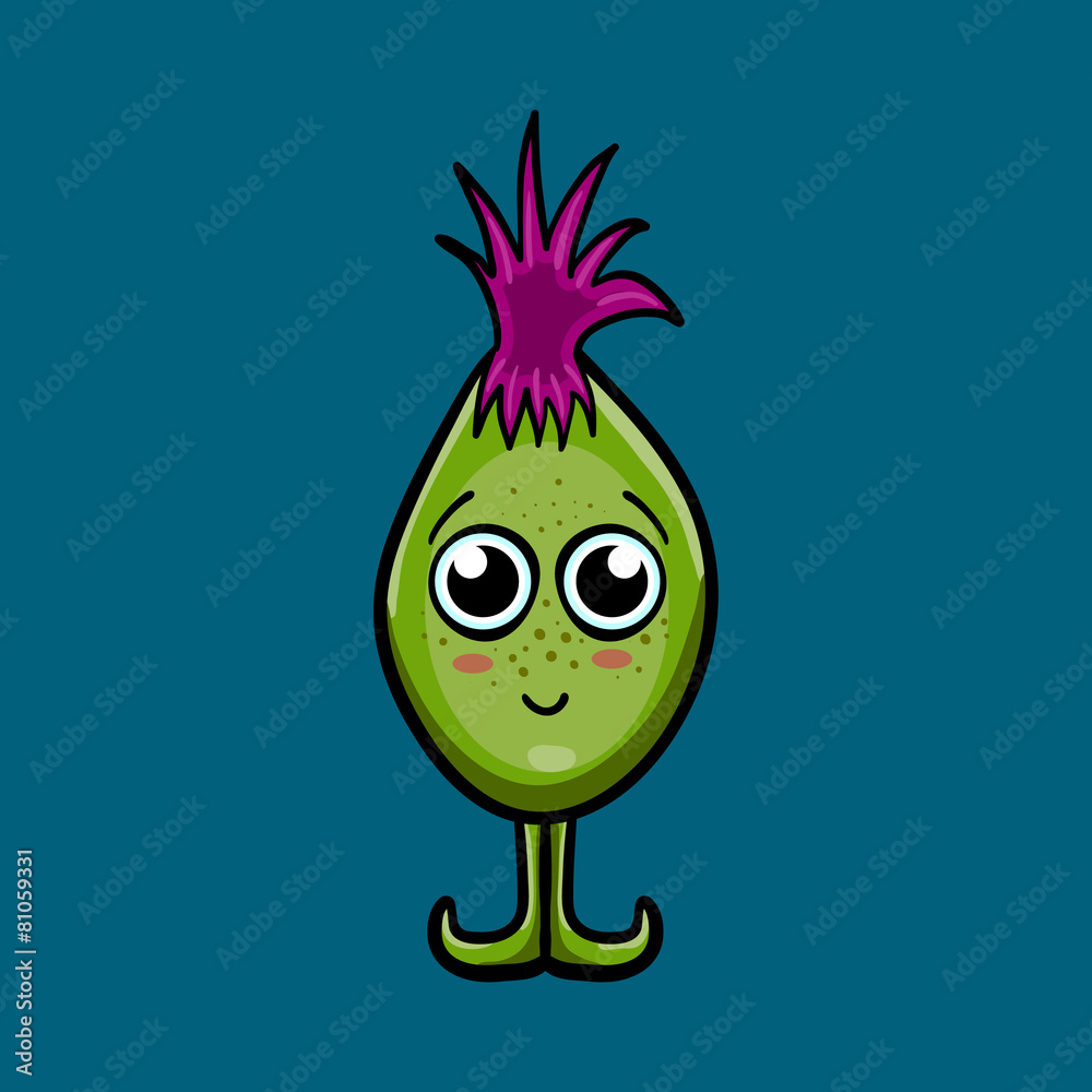 Fototapeta premium cute monster-2