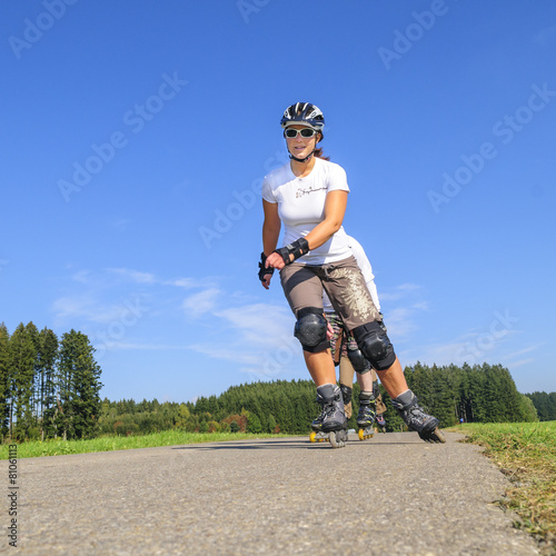 Obraz na płótnie Freizeitsport Inline-Skating