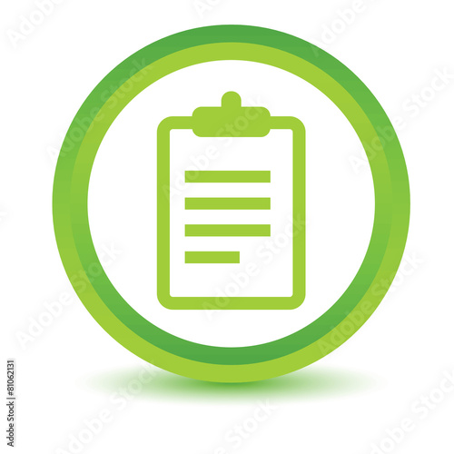 Green list icon