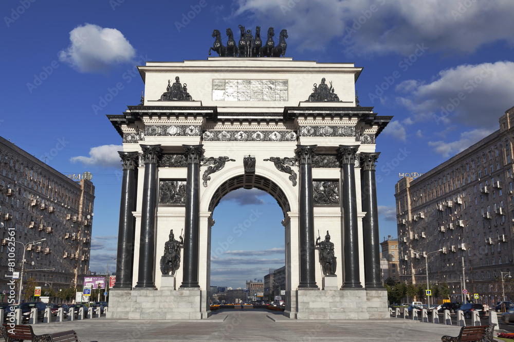 The triumphal arch in Moscow