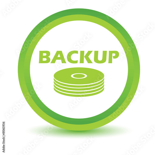 Green backup icon