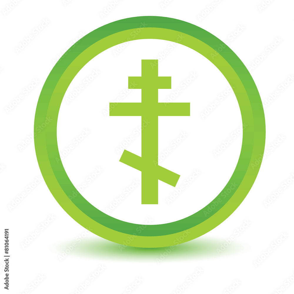 Obraz premium Green Orthodoxy icon