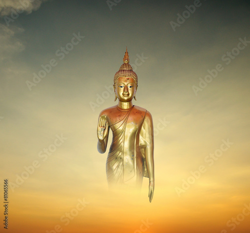 Image of Buddha in Conceptual Surreal style