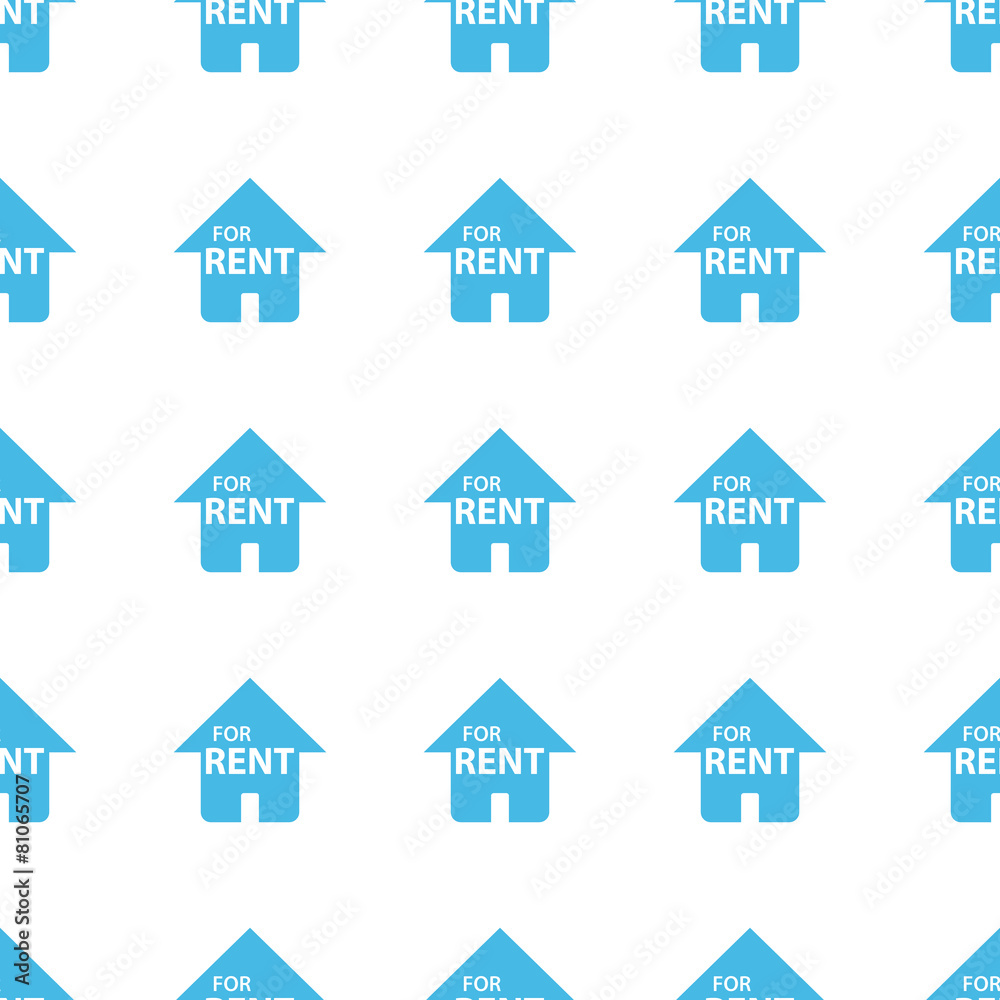 Unique For rent seamless pattern