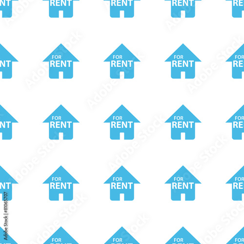 Unique For rent seamless pattern