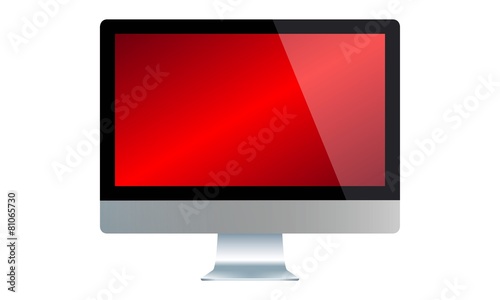 Computer high fidelity vector mockup