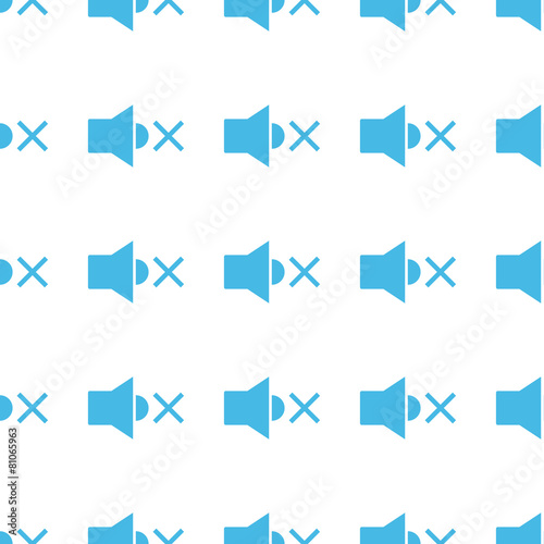 Unique No sound seamless pattern