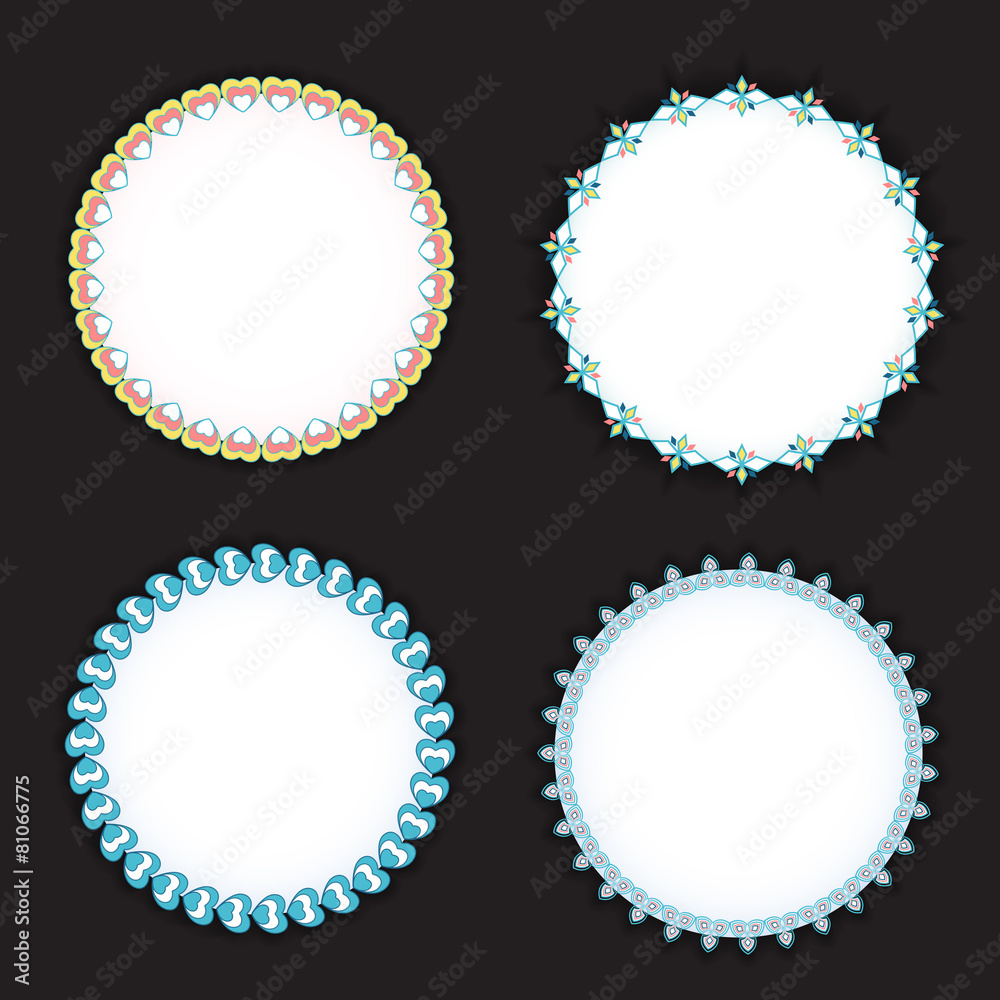 Ethnic Frame Ornamental Vector Illustration Ethnic Frame Ornamental Vector Illustration