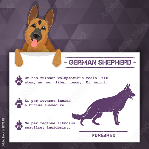 german shepherd dog banner
