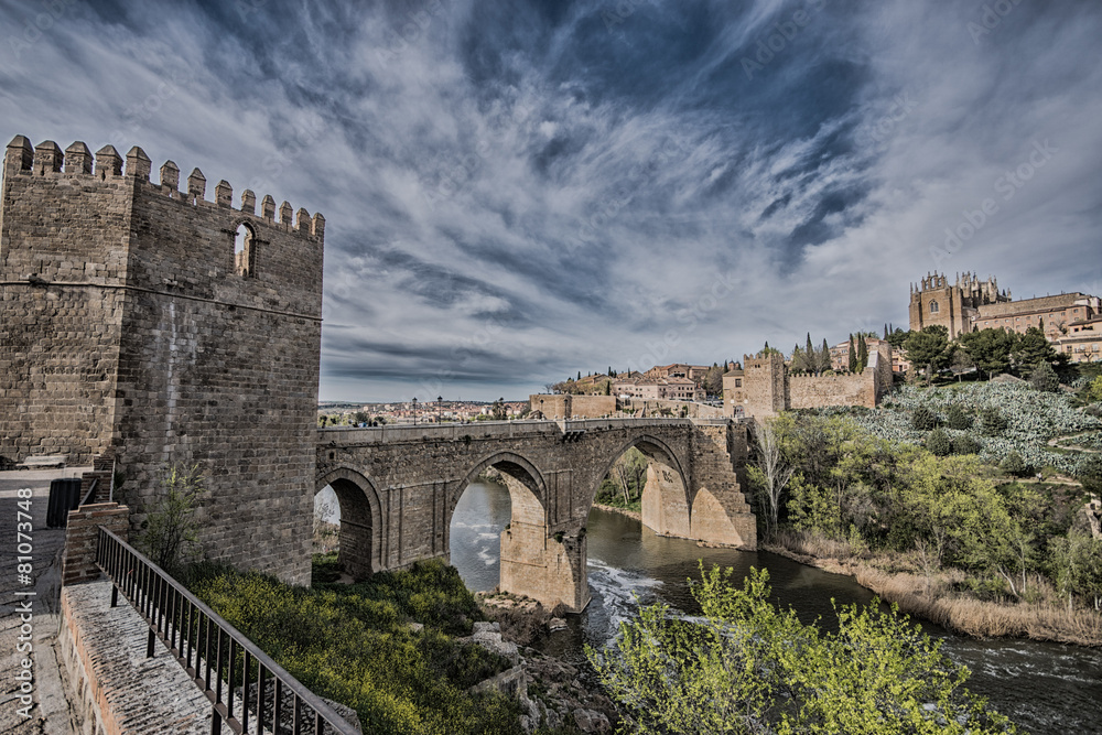 Obraz premium Puente de Piedra Toledo