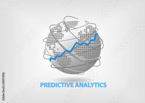 Predictive Analytics concept as vector illustration