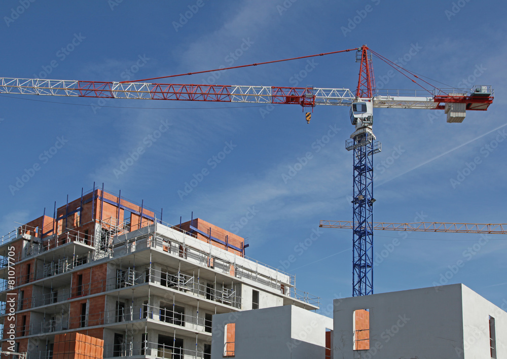 Chantier de construction de logements Chantier de construction de logements